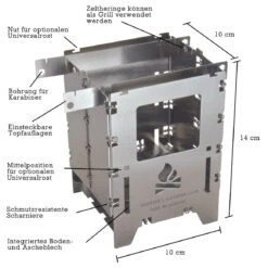 Robens Camp Store -Robens Camp Store bushcraft essentials bushbox lf solid fuel stoves detail 2
