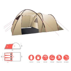Grand Canyon Atlanta 3 - 3-person Tent -Robens Camp Store grand canyon atlanta 3 3 person tent detail 2