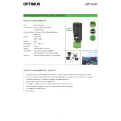 Optimus Elektra Black Edition - Gas Stove -Robens Camp Store optimus elektra black edition gas stove detail 12