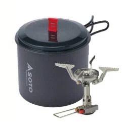 Soto Amicus W/ Igniter + New River Pot Combo - Gas Stove 12 Soto Amicus W/ Igniter + New River Pot Combo - Gas Stove -Robens Camp Store soto amicus w igniter new river pot combo gas stove detail 3